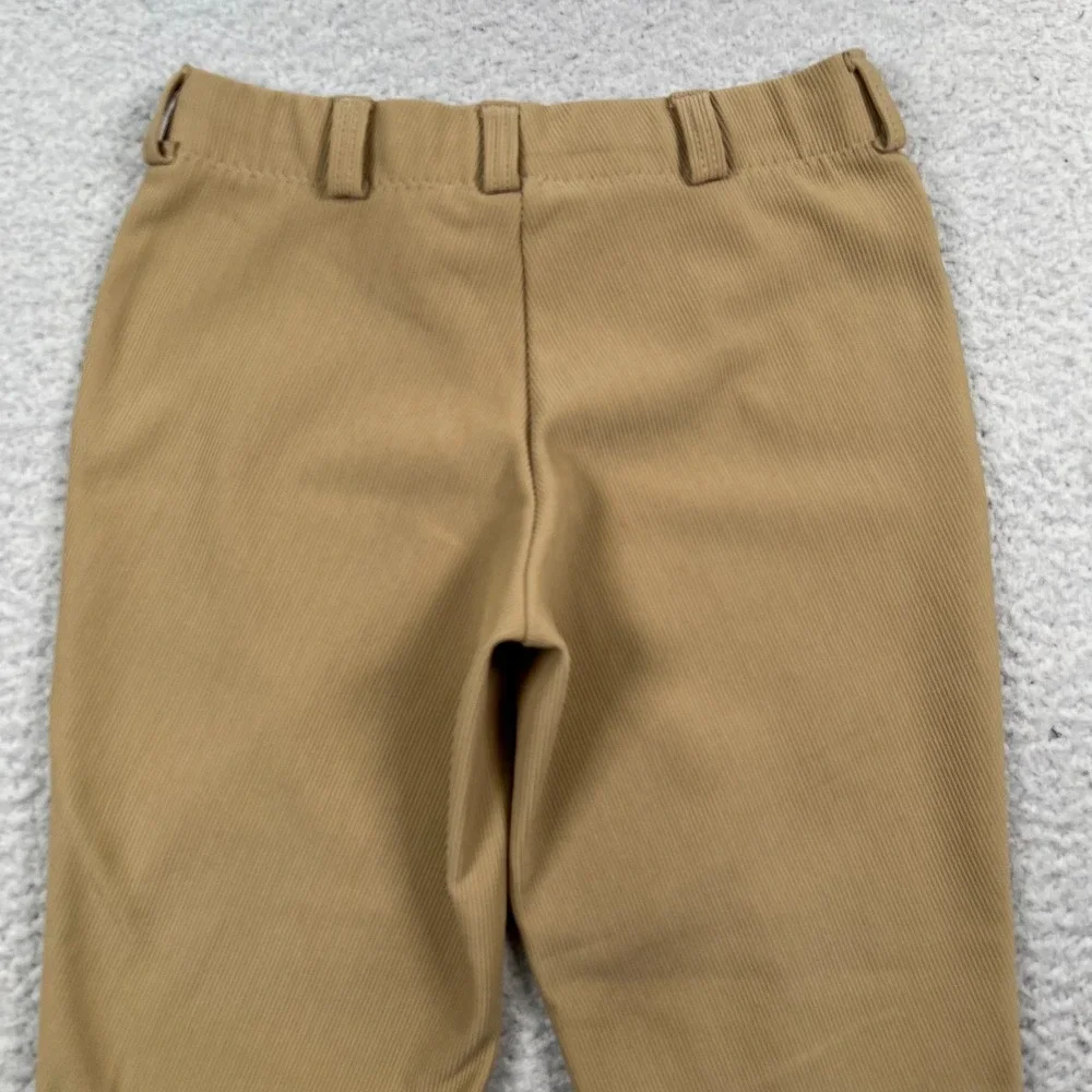 Tuffrider Equestrian Breeches Womens 26 Ribbed‎ Knee Patch Western Riding Tan